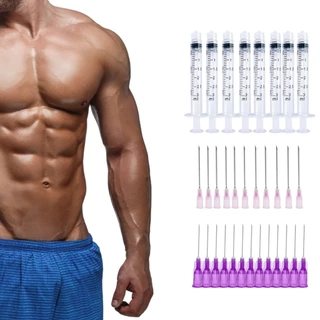 Kit 20 Seringa 3ml + 20 Agulhas 40X12 (Aspiração) + 20 Agulhas 20x55 (Aplicação) - Kit Reposição Hormonal Agulha E Seringa - Ciclo
