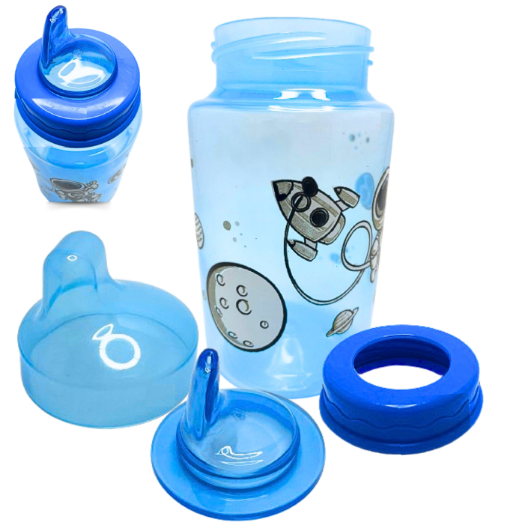 Copo Treinamento Infantil 300ml Copo Transição - AZUL Pepeta BICO MACIO