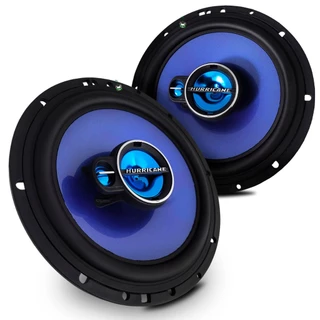 Par Alto Falante Triaxial Hurricane TRIAK 6 Polegadas 100w