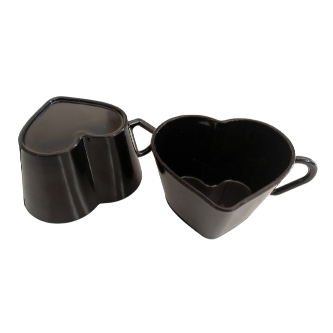 Conjunto 20 Xícaras Coração para Café Acrílico | Shopee Brasil