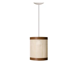 Luminária Pendente de Teto em Palha e Madeira Cilíndrica Natural Design Rústico Moderno Sala Quarto em Oferta na Shopee