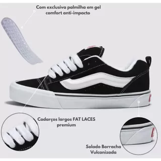 Tenis Vns KNU Skool Retro Vintage PROMOÇÃO Skatista Casual dia a dia