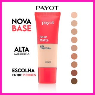 Payot Base Liquida Matte 30ml (Alta Cobertura, Longa Duração)