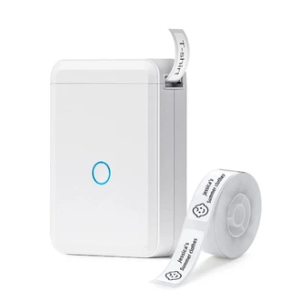 Impressora Mini Térmica Para Casa Escritório Etiqueta Inteligente Portátil Bluetooth Monocromática