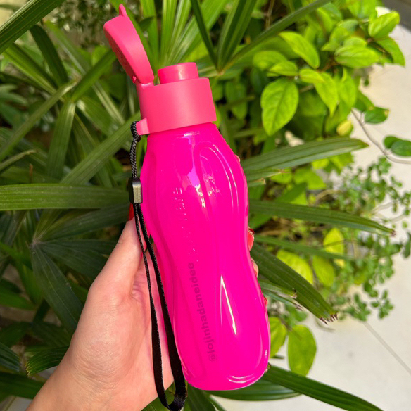 Tupperware Garrafa Eco Tupper 310 ml Rosa Neon Original com Bico Tampa ...