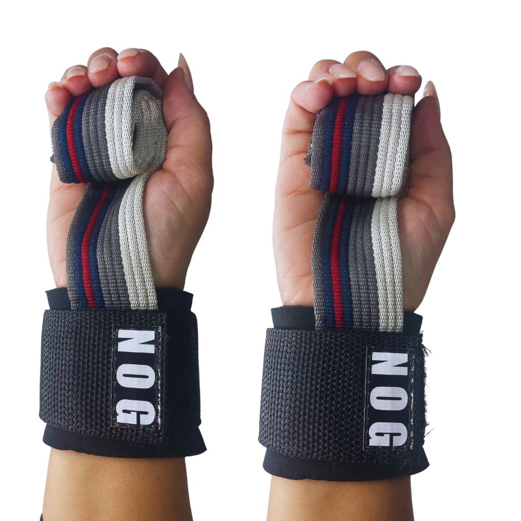 Munhequeira Luva Com Tala Straps Treino Academia Cross Fit Par da NOGFITENSS