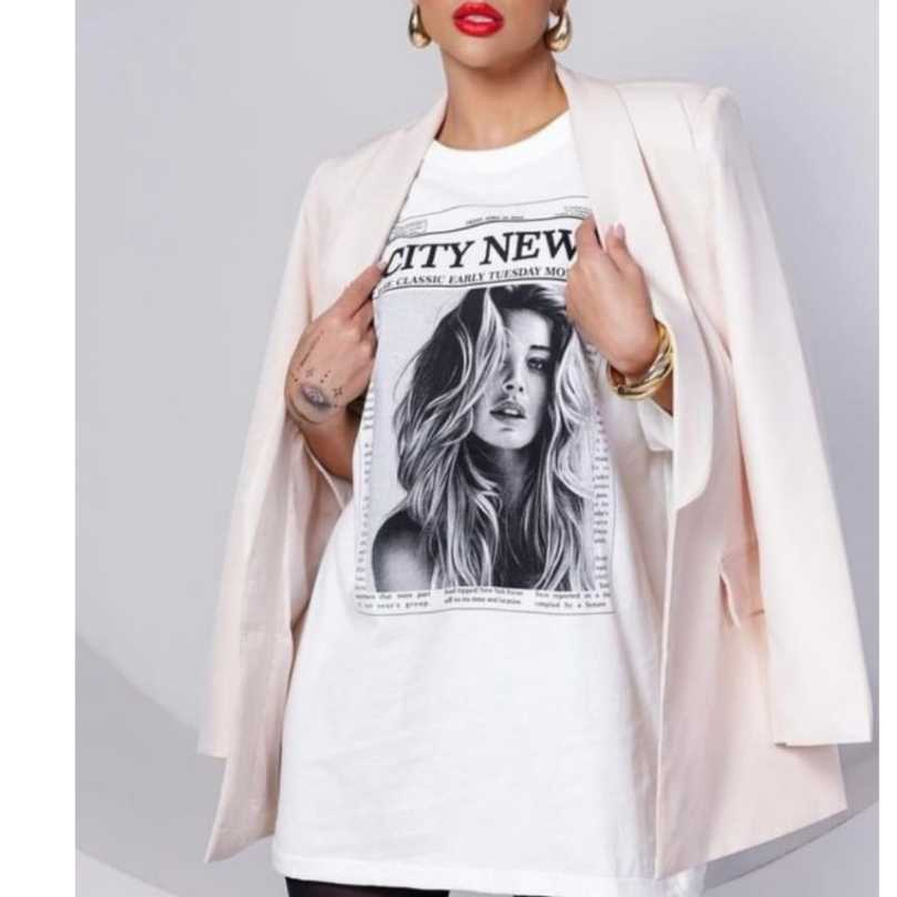 Max T-Shirt Blusão Camiseta Feminina Oversized MM BOUTIQUE Max T-Shirt Blusão Camiseta Feminina Oversized MM BOUTIQUE