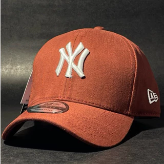 Boné unissex Aba Curva NY New York Yankes Masculino e Feminino BORDO