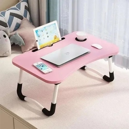 Mesa Portátil De Madeira Dobrável Para Estudo computador Para Cama Sofá