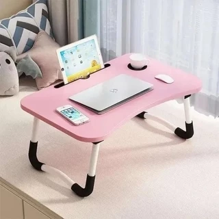 Mesa Portátil De Madeira Dobrável Para Estudo computador Para Cama Sofá