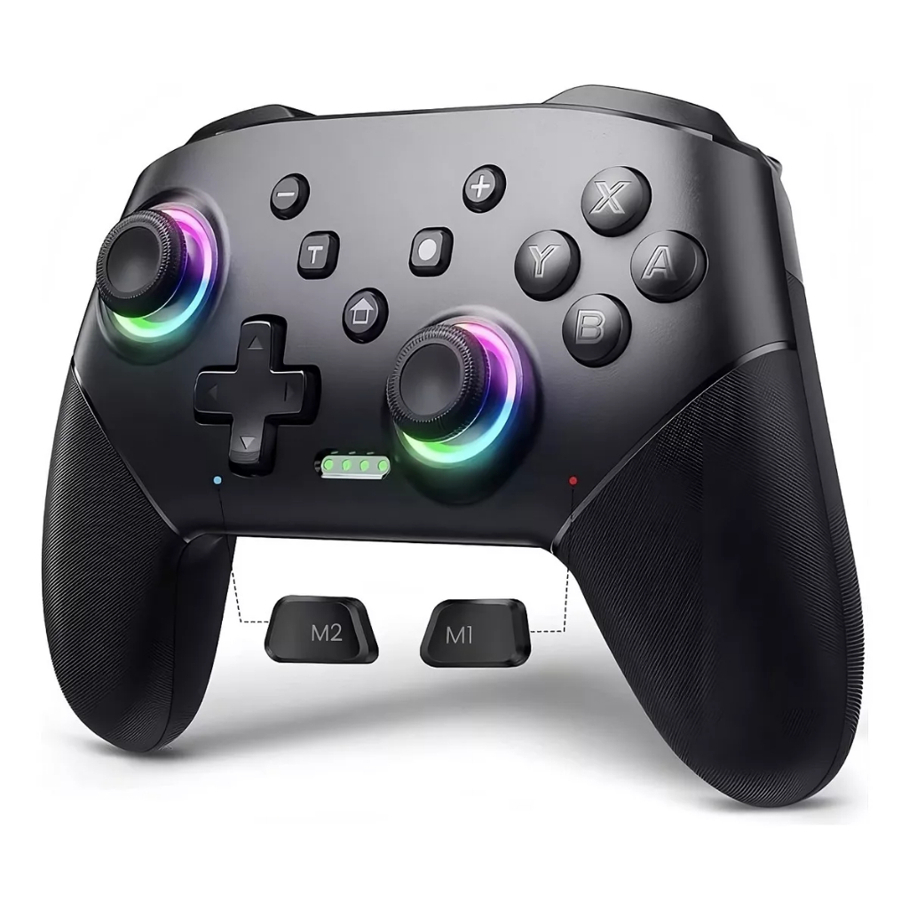Controle s80 Rgb Sem Fio P/ Nintendo Switch, Android, Ios, Pc(steam