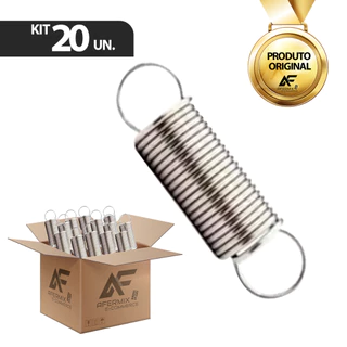 Kit 20un Molas Repuxos Argola Zincada Para Cerca Elétrica