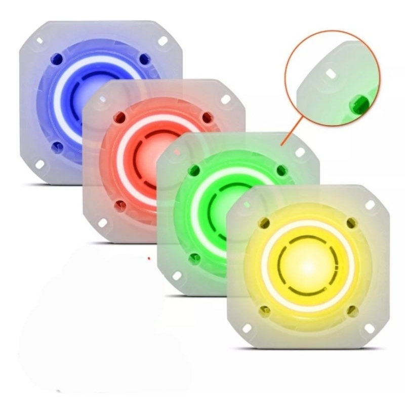 kit 2 Tweeter Profissional Com Led RGB Champion 100 w | Shopee Brasil