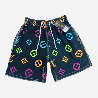Bermuda tactel masculina estampada