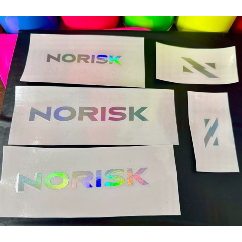 Adesivo - Holografico - para capacete NORISK