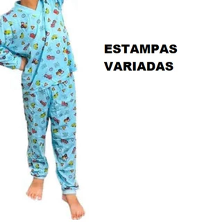 5 Pijama infantil menino longo manga longa e calça meninos