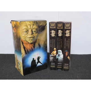 FITA VHS TRILOGIA STAR WARS - V. 4 UMA NOVA ESPERANÇA V. 5 O IMPÉRIO CONTRA ATACA V. 6 O RETORNO DE JEDI