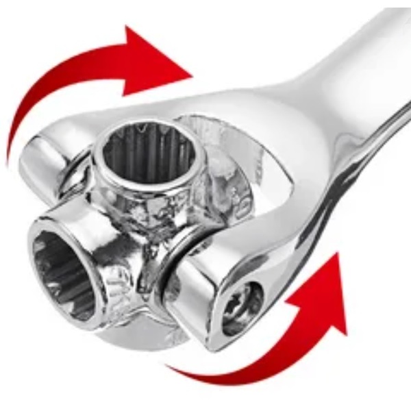 Chave multifuncional 48 x 1 - Chave Universal 48 em 1 Soquete 360º