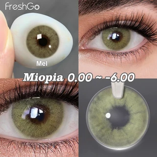 (0~-6.00)Mel lente de contato com grau colorida Produzido da Coreia 1par miopia