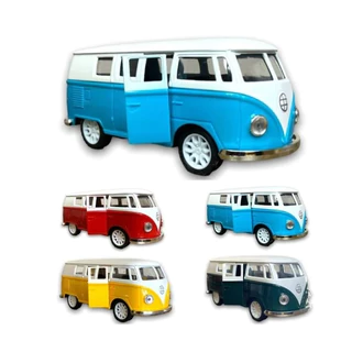 Kombi Miniatura Perua Carrinho Colecionador Abre Porta Fricção