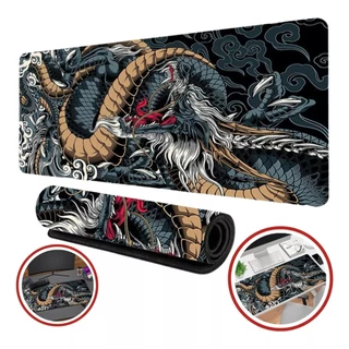 Mouse Pad Gamer PROFISSIONAL Dragão Extra Grande 90x40 70x30 Personalizado PROMOÇÃO ENVIO IMEDIATO