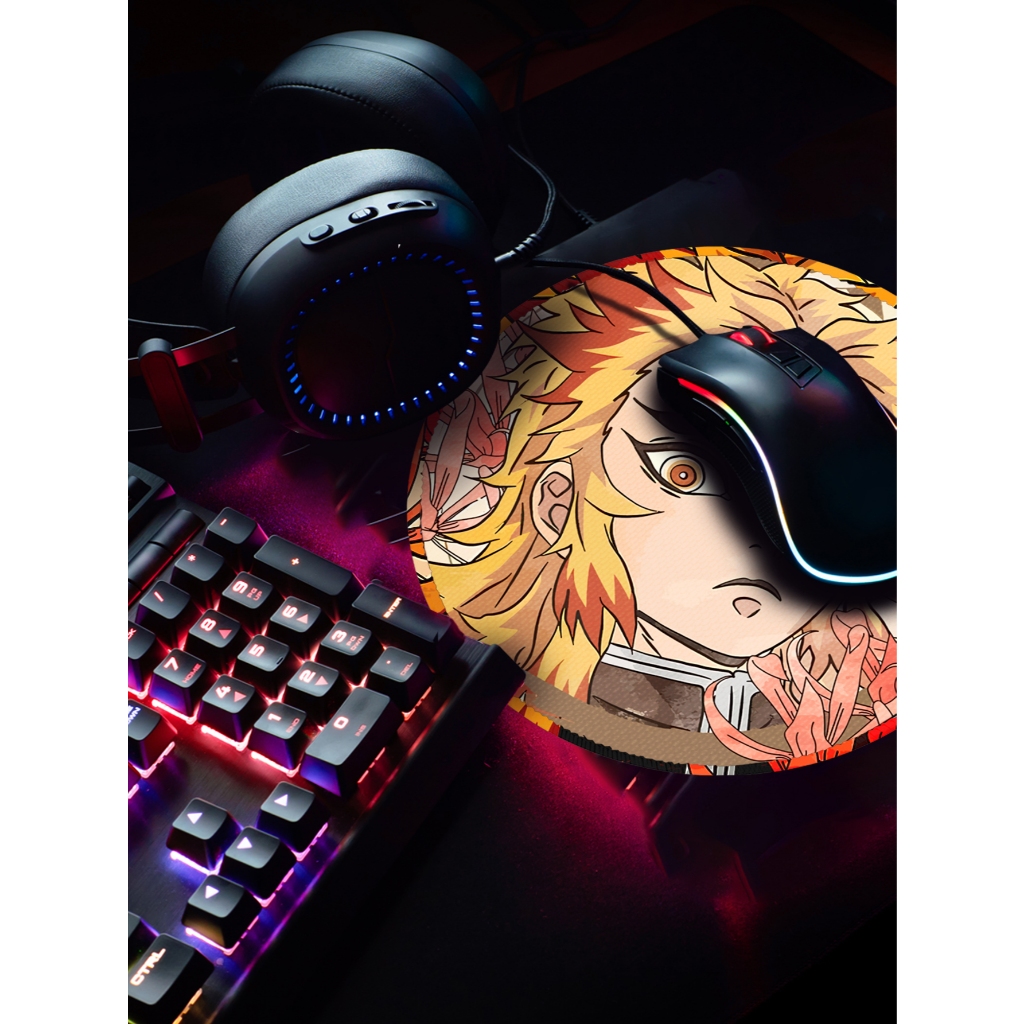 Mouse Pad Redondo 20x20cm Anime Caçadores de Oni Diversas Estampas