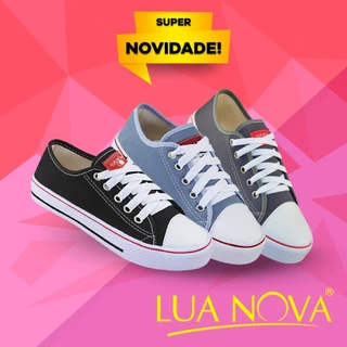 Tênis Feminino Adulto Cano Baixo Star Promoção Confortável Lua Nova Dia a Dia