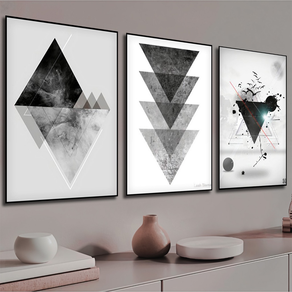 Set di stampe artistiche da parete su tela con cornice, minimalista, astratto, pittura a olio, poster moderno, pronte da appendere, per soggiorno, camera da letto, bagno, ufficio, casa, decorazione da