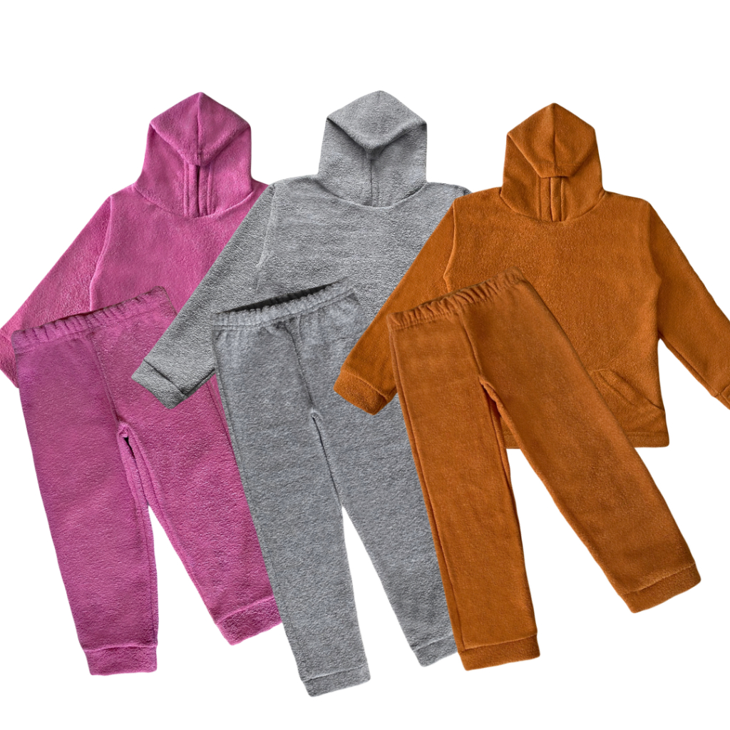 Kit Conjuntos Soft Infantil Inverno Roupa de Frio Menino E