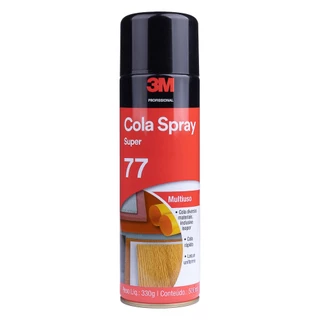 Adesivo Cola Spray 77 3m Profiss Multiuso Artesanato 500ml
