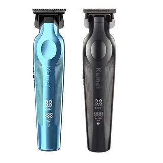 Máquina de Corte e Acabamento Recarregável Bivolt Profissional Sem fio USB Motor 7.500 Kemei KM-264