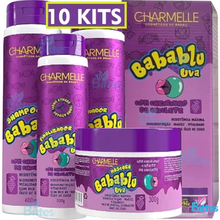 10 Kit Babablu Uva Cheirinho De Uva Charmele Hidronutrição