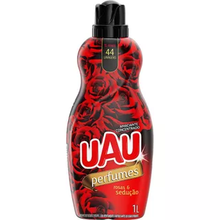Amaciante Concentrado Perfumes UAU Rosa e Sedução 1l