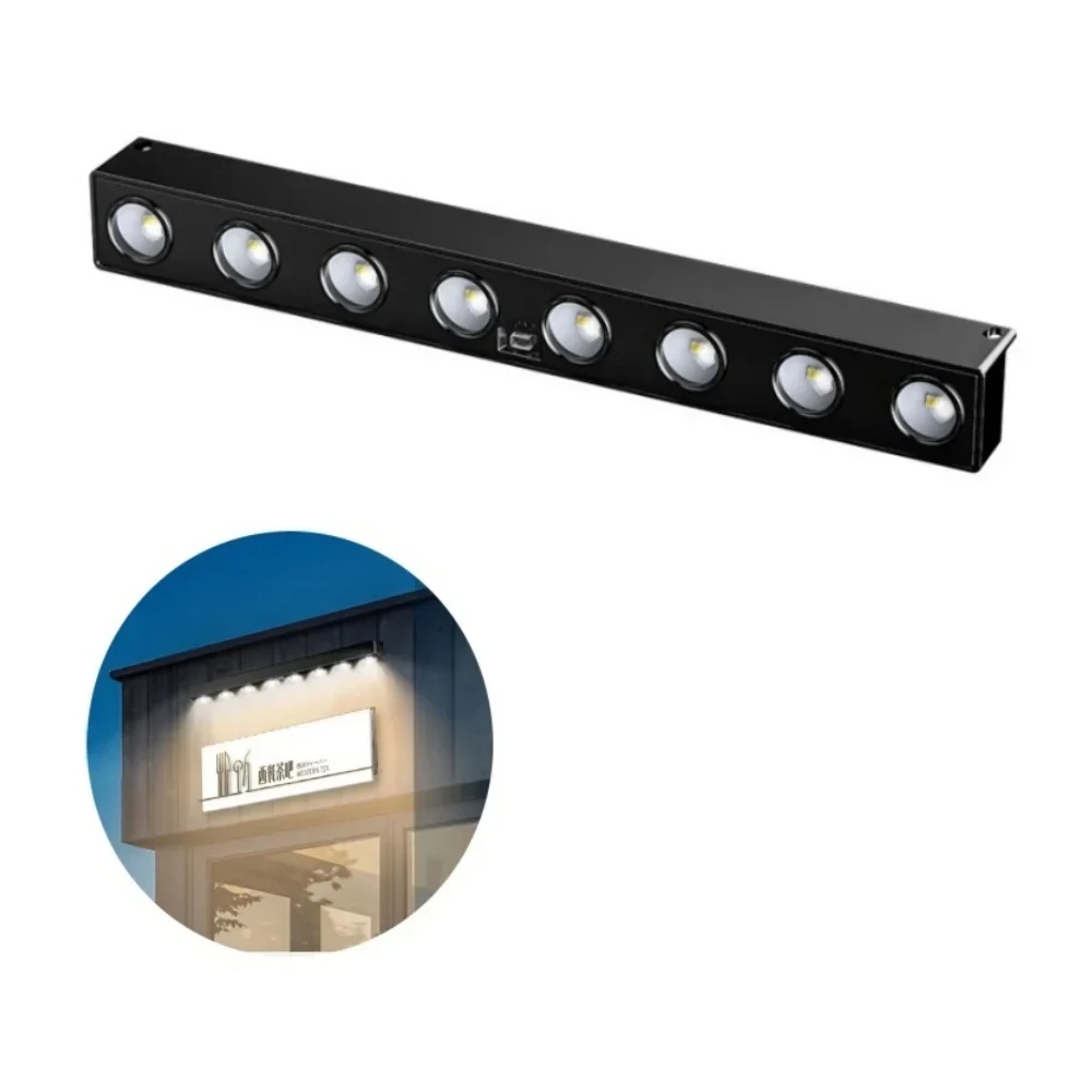 Luminária Solar Spot Led Luz Branca Para Fachada Acendimento Automático Jardim A Prova D'água