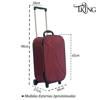 Mala de viagem 23kg tamanho médio bagagem - T.King em Oferta na Shopee