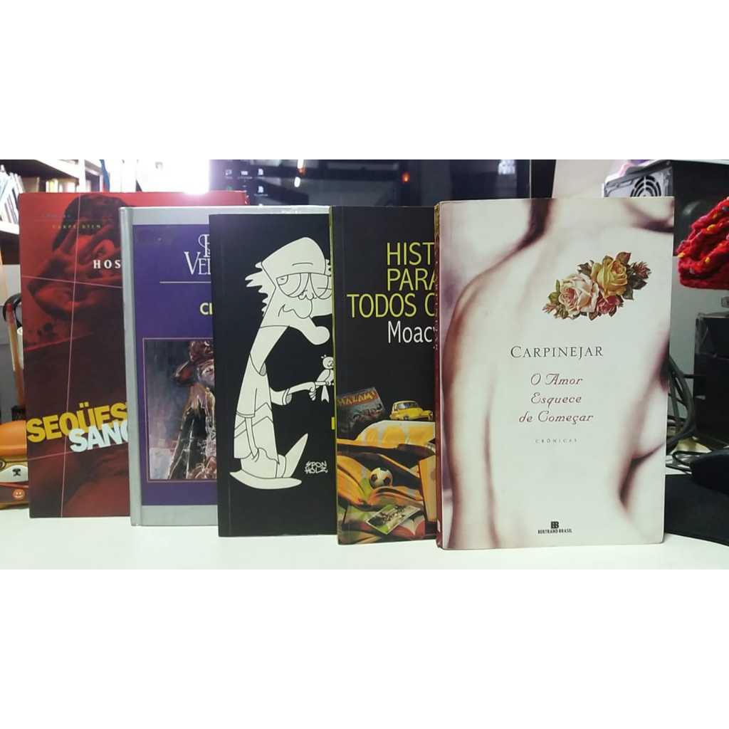KIT - 5 LIVROS DE LIT. BRASILEIRA: CARPINEJAR + HISTÓRIAS PARA QUASE ...