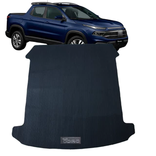 Tapete de Caçamba Fiat Toro 2016-2024 – Borracha PVC com Recorte Personalizado e Design de Alta Qualidade