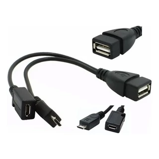 2 Em 1 Adaptador Otg Micro Usb Macho Fêmea Para Usb Fêmea mi tv stick fire tv stick 4k