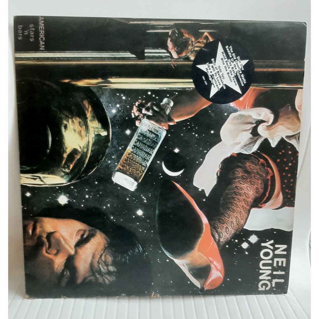 LP Neil Young - American Stars N' Bars - vinil com encarte | Shopee Brasil
