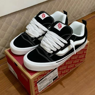 TÊNIS KNU SKOOL BLACK TRUE WHITE PRETO E BRANCO TRADICIONAL VINTAGE