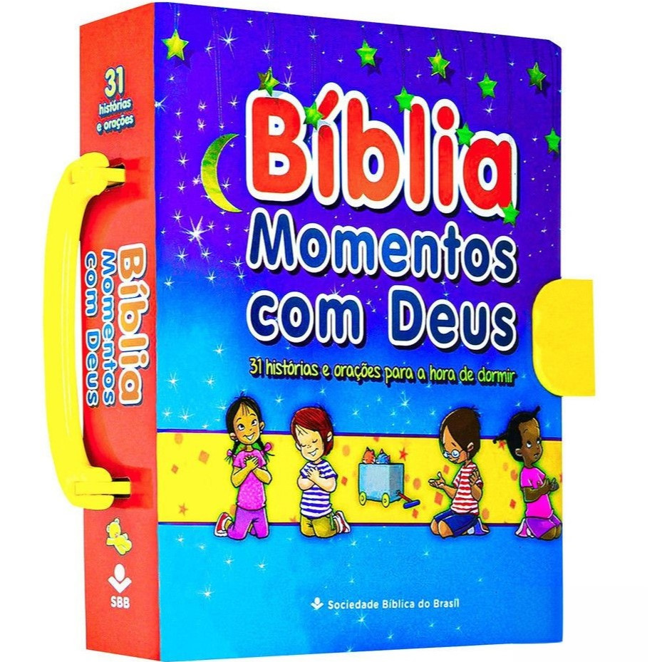 Bíblia Momentos Com Deus: 31 Histórias E Orações Para A Hora De Dormir - Tradução Novos Leitores