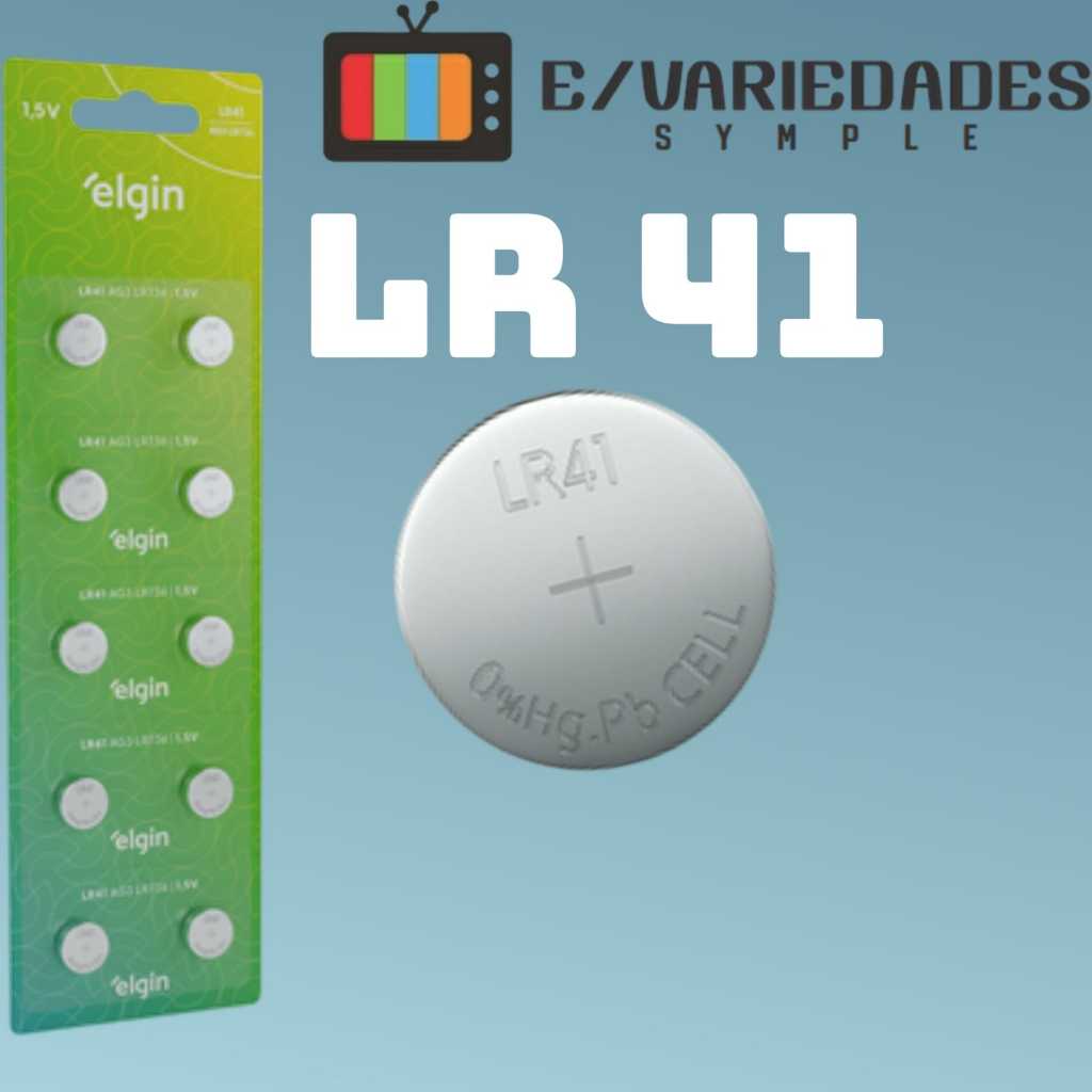 Elgin LR 41 cartela com 10 unidades