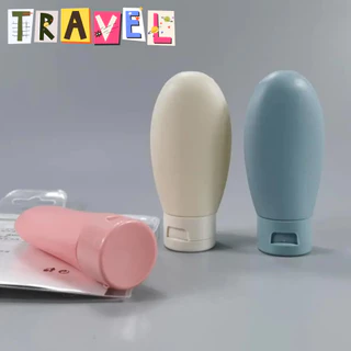 Kit Frasco Viagem Higienicos Cosmético Frasco Plástico Loção Shampoo Viagem Avião Ferias