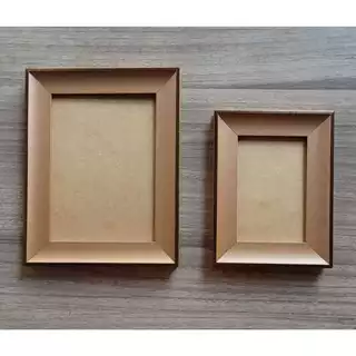 Kit Mônaco com 1-10x15 e 1-15x21 porta retratos com suporte de mesa