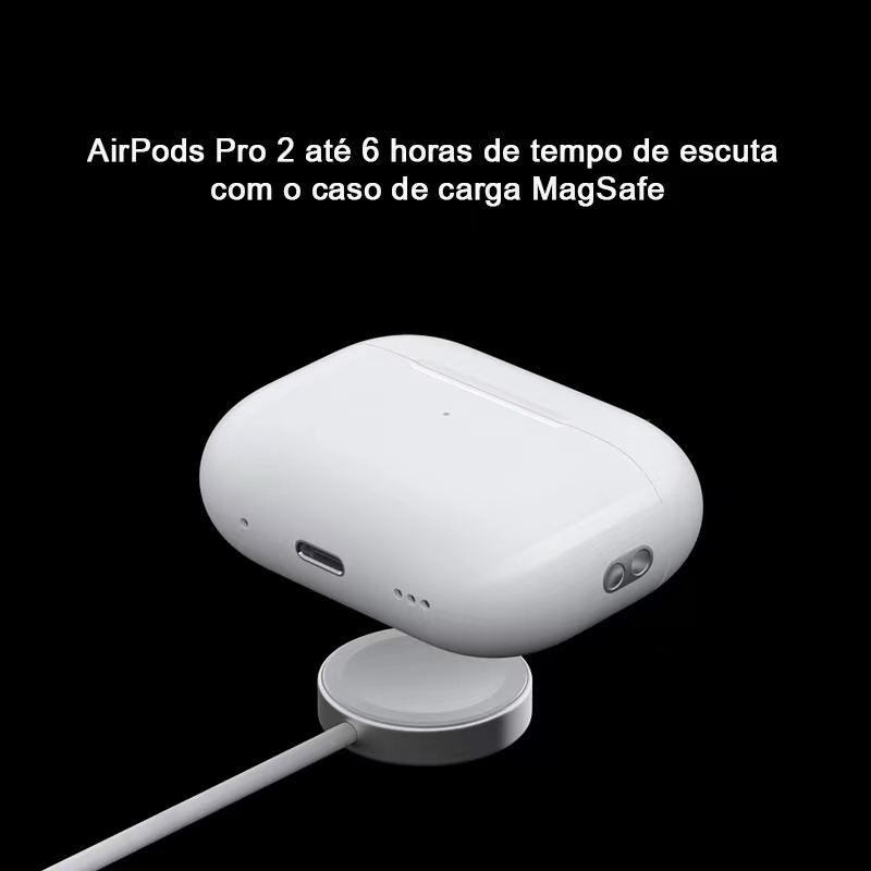 2024 Novo AirPods Pro 5 1-1 Geração Fones De Ouvido Bluetooth 5.2 Sem Fio Suporte Ios 16