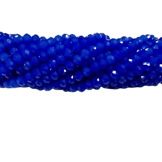 5 Fios de Cristal Achatado Chinês 8mm - Cores Diversas