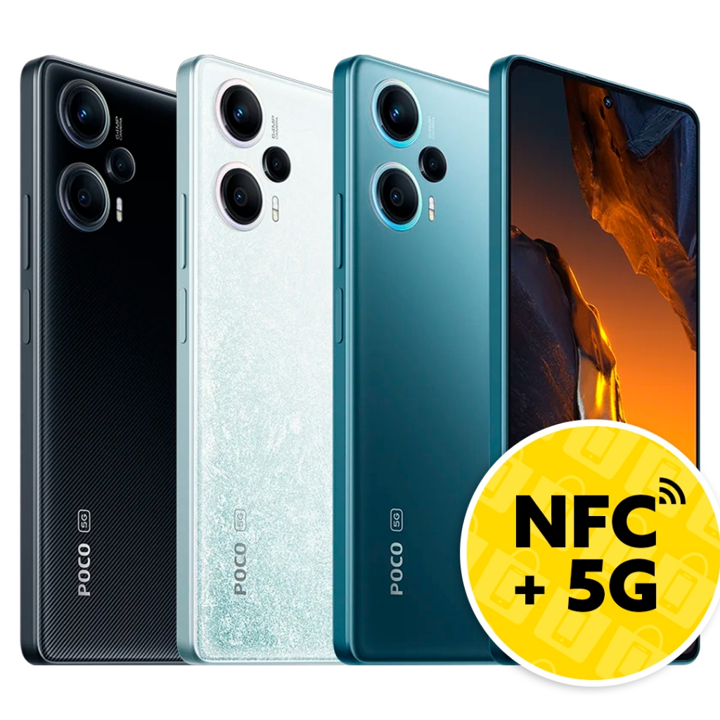 Celular Poco F5 5G NFC 6.67" AMOLED 120Hz Carregador 67W 8GB + 256GB | 12GB + 256GB Global