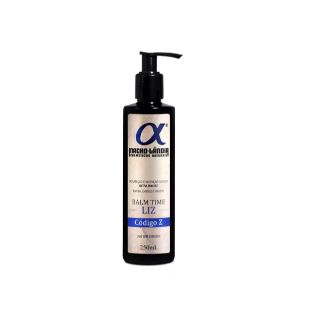 Balm Time Liz para Barba/Cabelo, Hidratante, Protetor Térmico, Sem
