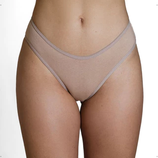 10 Calcinhas Algodão Tanga Conforto Cotton Cor Bege Tom da Pele