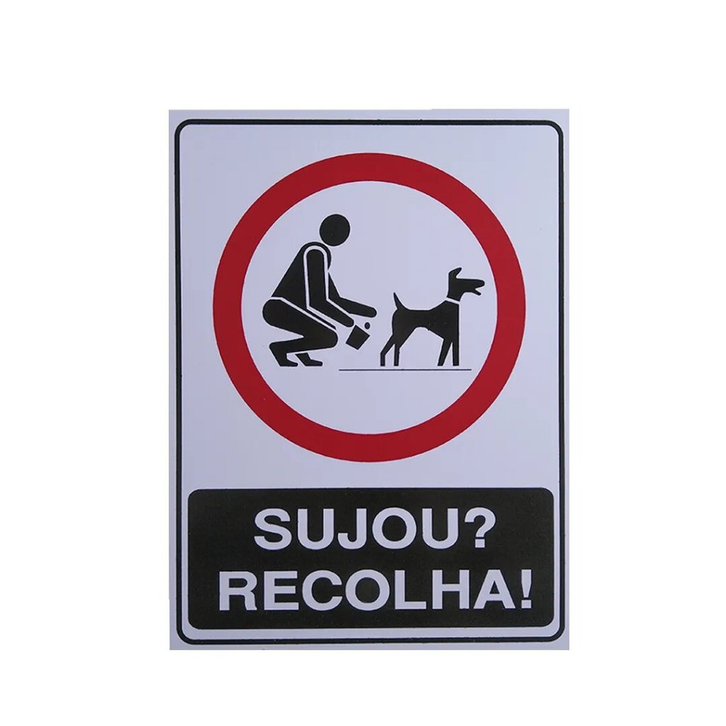 Kit Placas De Sinaliza O Alerta Sujou Recolha X Cm Shopee Brasil